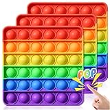 Audasi 3 Stück Push and Pop Bubble Silikon Sensorisches Fidget...