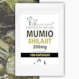 MUMIO - Forest Vitamin - Mumio Shilajit 200mg - 100 Kapseln - Shilajit...