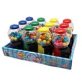 Gumball Machine Mini Kaugummi - Automat gefüllt und Nachfüllbar 12 Stück...