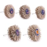 Yuhtech Scheibenbürste Nylon, 5 Pcs 5 Größe Schleifmittel...