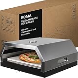 Heidenfeld Pizzaaufsatz Roma | Grillaufsatz - Pizzamaker - Edelstahl -...