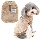 Zunea Fleece Winterjacke für Kleine Hunde Warme Wintermäntel Pullover...