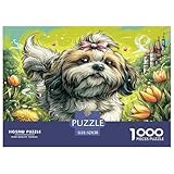 Pomeranian im Zauberwald 1000 Teile Puzzle Für Erwachsene,...