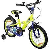 Actionbikes Kinderfahrrad Turbo - 16 Zoll - V-Brake Bremsen - Freilauf -...