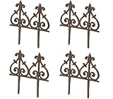 Dehner Beeteinfassung Speer nostalgisch, 4 Stück, je ca. 30.5 x 29.5 x 1...