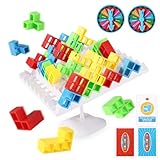 Sinbana 360° Balance Tower Stapelblöcke, Bunt Block-Stapelspiel-Spielzeug...