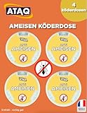 ATAQ Ameisen fallen x4 - Ameisen fallen für draußen und gegen Ameisen im...