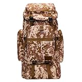 Wanderrucksack 75L Hohe Kapazität Unisex Herren Damen Trekkingrucksäcke...