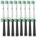 16 Aufsteckbürsten Kompatibel mit Oral B, Aufsteckbürsten Kompatibel mit...
