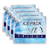 YUZNA 4er Pack Premium Kühlakkus Ice Pro™ für Kühltasche, Kühlbox,...