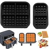 MOMAHUA 2 Stück Waffeleinsatz Waffelform Zubehör Silikonform...