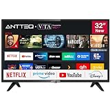 Antteq AV32 Fernseher 32 Zoll (80 cm) Smart TV mit Netflix, Prime Video,...