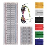 AYWHP 6X Mini Breadboard Kit 170Punkte (6 Farben) + 1x Steckplatine...