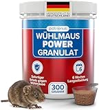 Wühlmaus Power Granulat 300 g - Wühlmäuse effektiv vertreiben mit...