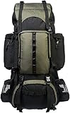 Amazon Basics - Wanderrucksack mit Innengestell und Regenschutz, 75 L,...