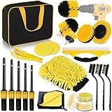 Herrfilk Auto Reinigungsset, 20 Pcs Autopflege Set, Auto Detailing Pinsel...