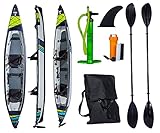 TAHE 21 Kayak AIR Breeze Full HP PRO Inflatable Kanau Tourenkajak 3...