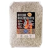 Buche Pellets 15 kg 30 kg Grill Smoker Holz Pizzaofen BBQ Pellet Outdoor...