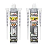 Isolbau SF 300 Injektionsmörtel 2 x 300 ml Montagemörtel, 4x...