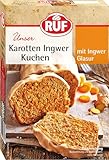 RUF Karotten-Ingwer-Kuchen, Backmischung für einen saftigen Karottenkuchen...