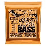 Ernie Ball Hybrid Slinky Nickel Wound E-Bass-Saiten, Stärke 45-105