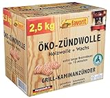 Favorit Öko - Zündwolle 2,5 kg in wiederverschließbarer Faltschachtel...