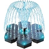 SZMP 2024 NEU Solar Springbrunnen für draussen,3.5W LED-Lichtern...