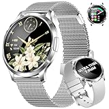 LIGE Smartwatch Damen 7,9mm Dünner 1.32' HD AMOLED Telefonischer Anruf...