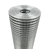 BOAOTX Wühlmausgitter 1m x 10m, Volierendraht Maschenweite 12,7 mm,...