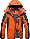 GEMYSE Herren Wasserdichte Berg-Skijacke Winddichte Fleece...