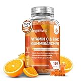 Vitamin C Gummibärchen - 200mg mit Zink Für Erwachsene & Kinder -...