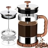 GUHAOOL French Press Kaffeebereiter, 1000 ml Klein Kaffeepresse aus...