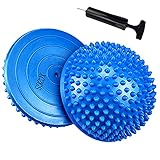 TzzXzz 2er-Set Therapie Balance Igel, Balance-Igel Set, Fitness Halbkugel...