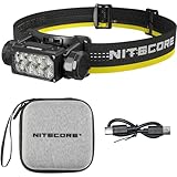 Nitecore Stirnlampe HC65 UHE, USB-C-aufladbare LED Kopflampe, 2000 Lumen,...