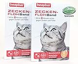 MAX HAMSTER SPARPACK: 2 x Beaphar Zeckenhalsband/Flohband für Katzen L:...