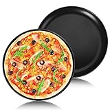 Onader Pizzablech 2er Set, Edelstahl Rund Pizzaform mit...