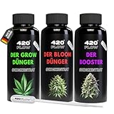 420Flow Cannabis Dünger-Set: Grow, Bloom & Booster – Komplettset für...