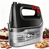 Handmixer Elektrisch Handrührgerät 6 Stufen Plus Turbo Kein Spritzen...