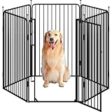 Yaheetech Welpenauslauf 6-teilig 100cm hoch, Welpenlaufstall mit...