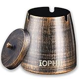 Aschenbecher mit Deckel, geeignet für den Innen- und Außenbereich,...