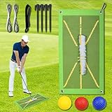 NICEWAT Golf Trainingshilfen Mat, 50x25cm Golf Trainingshilfen...