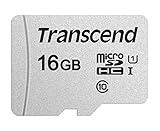 Transcend Highspeed 16GB micro SDXC/SDHC Speicherkarte (für Smartphones,...