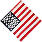 Hip-Hop-Baumwoll-Mehrzweck-Bandana, quadratisch, Flagge, gestreift,...