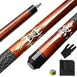 ASMPCUE Pool Queue, 58 Zoll Billard Queue Kanadischer Ahornholz Pool Cue...