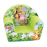 Knorrtoys 68356 - Kindersessel - 'Jungle', Grün