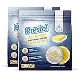 Amazon-Marke: Presto! All in one Lemon Geschirrspül Tablette, Zitroneduft,...