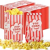 Popcorn Tüten,100 Stück Popcorntüten Kleine Popcorn Box...