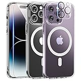 TAURI [5 in 1 Matt Magnetisch für iPhone 14 Pro Max Hülle [kompatibel mit...