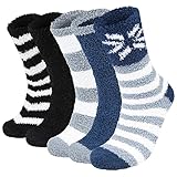 Chalier Cozy 5 Paar Dicke Kuschelsocken Weiche Komfortable Winter Herren...