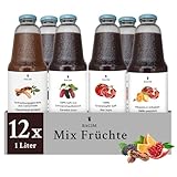 Madame Cheri Mix-Paket Fruchtsäfte 12 x 1 l – 3x Maulbeere, 3x...